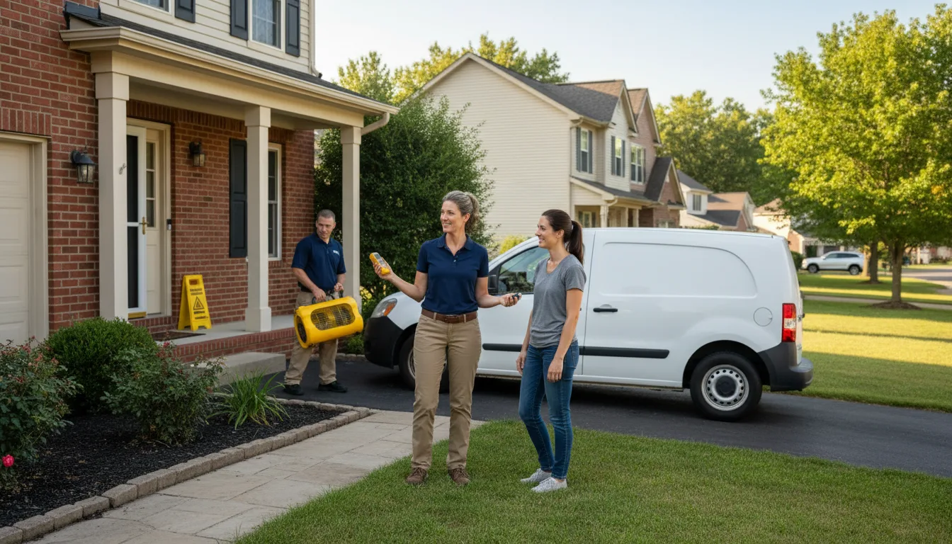 Water restoration image for Dehumidification And Cleanup Services in Westford, NY